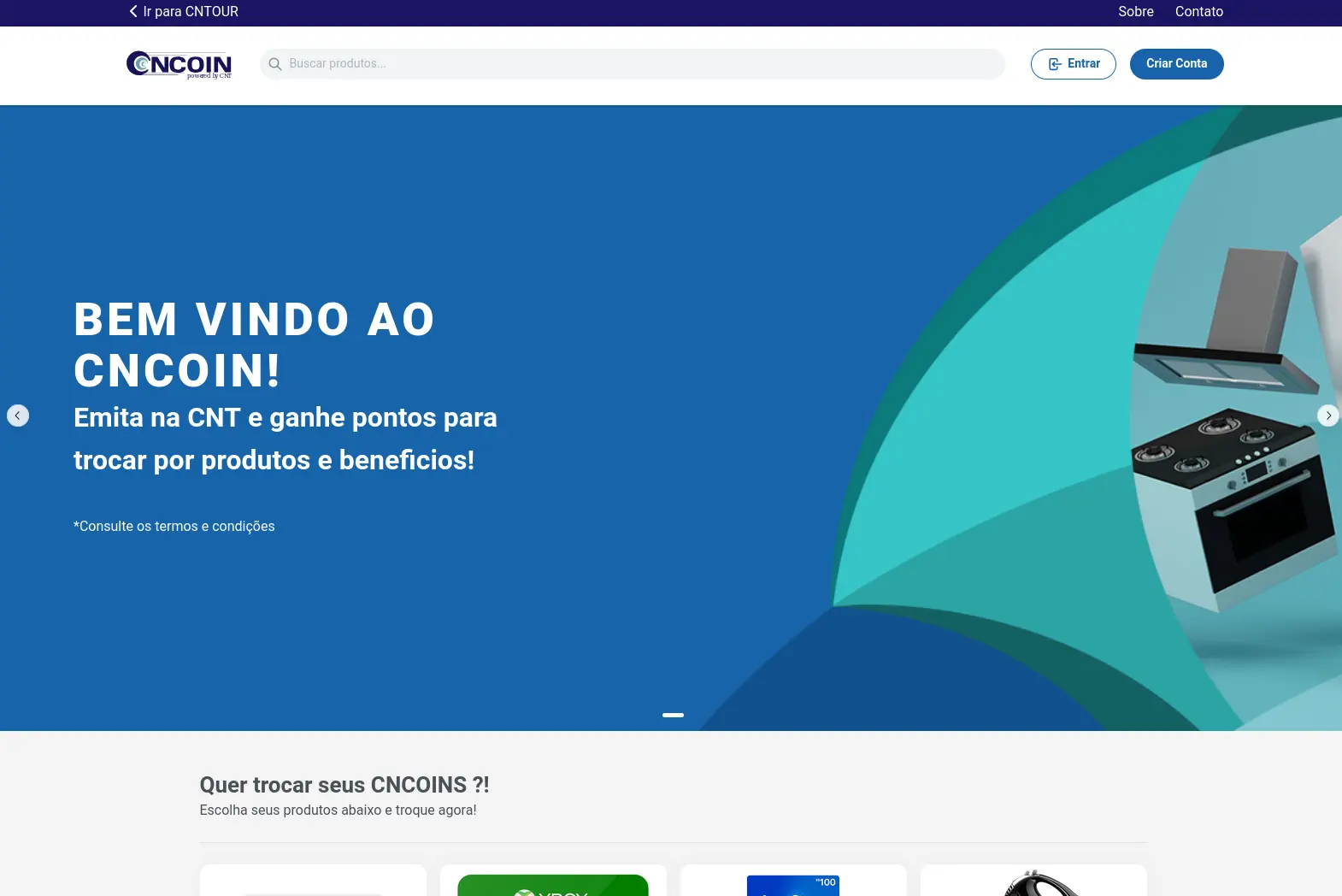 Projeto CNCOIN: Sistemas